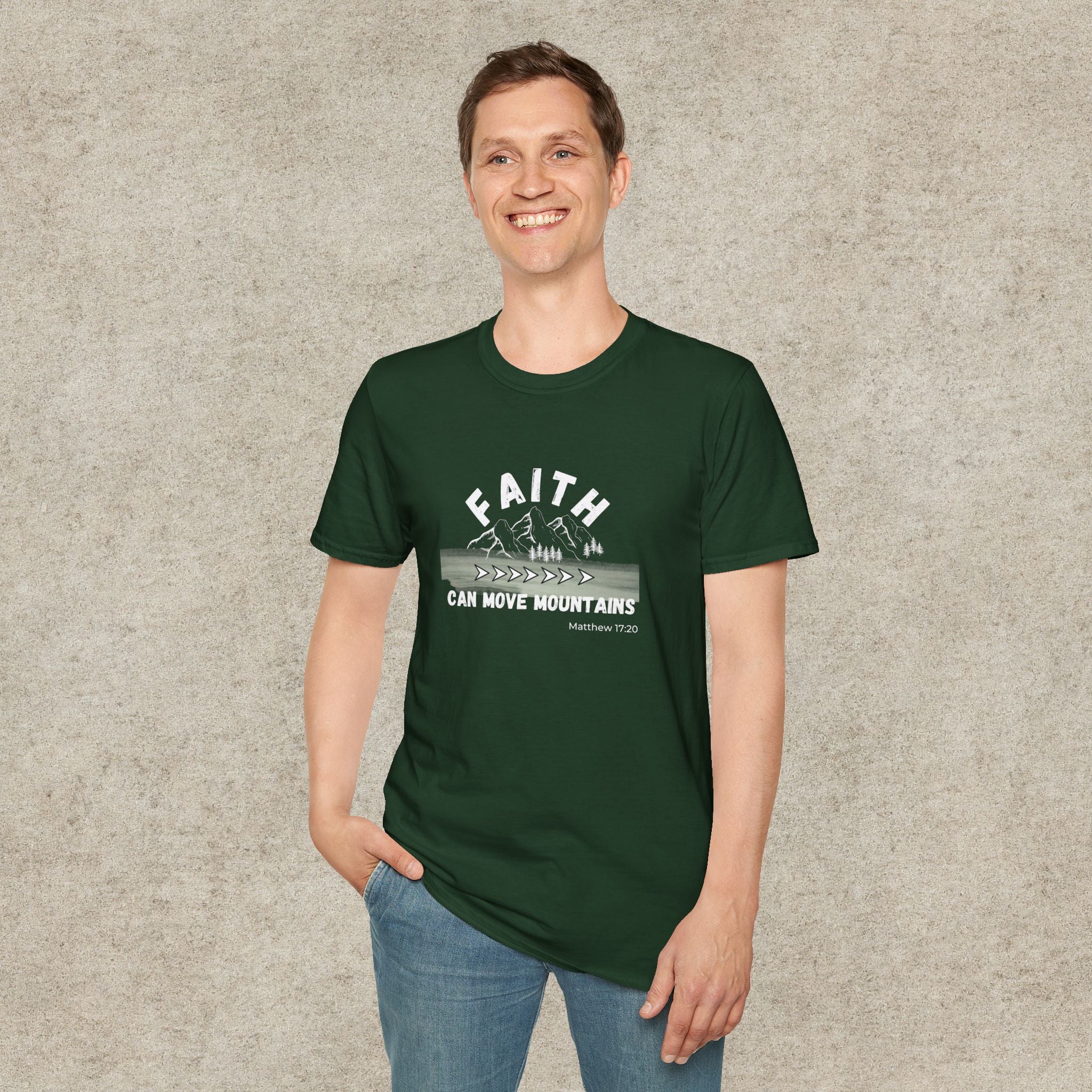 "Faith Can Move Mountains" T-shirt