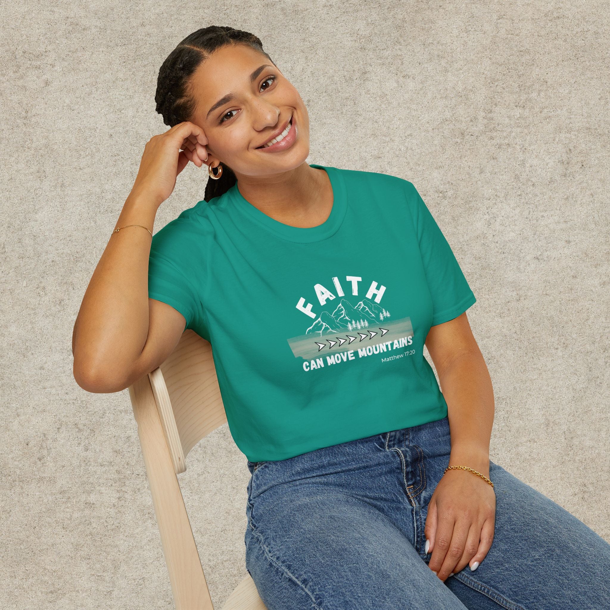 "Faith Can Move Mountains" T-shirt