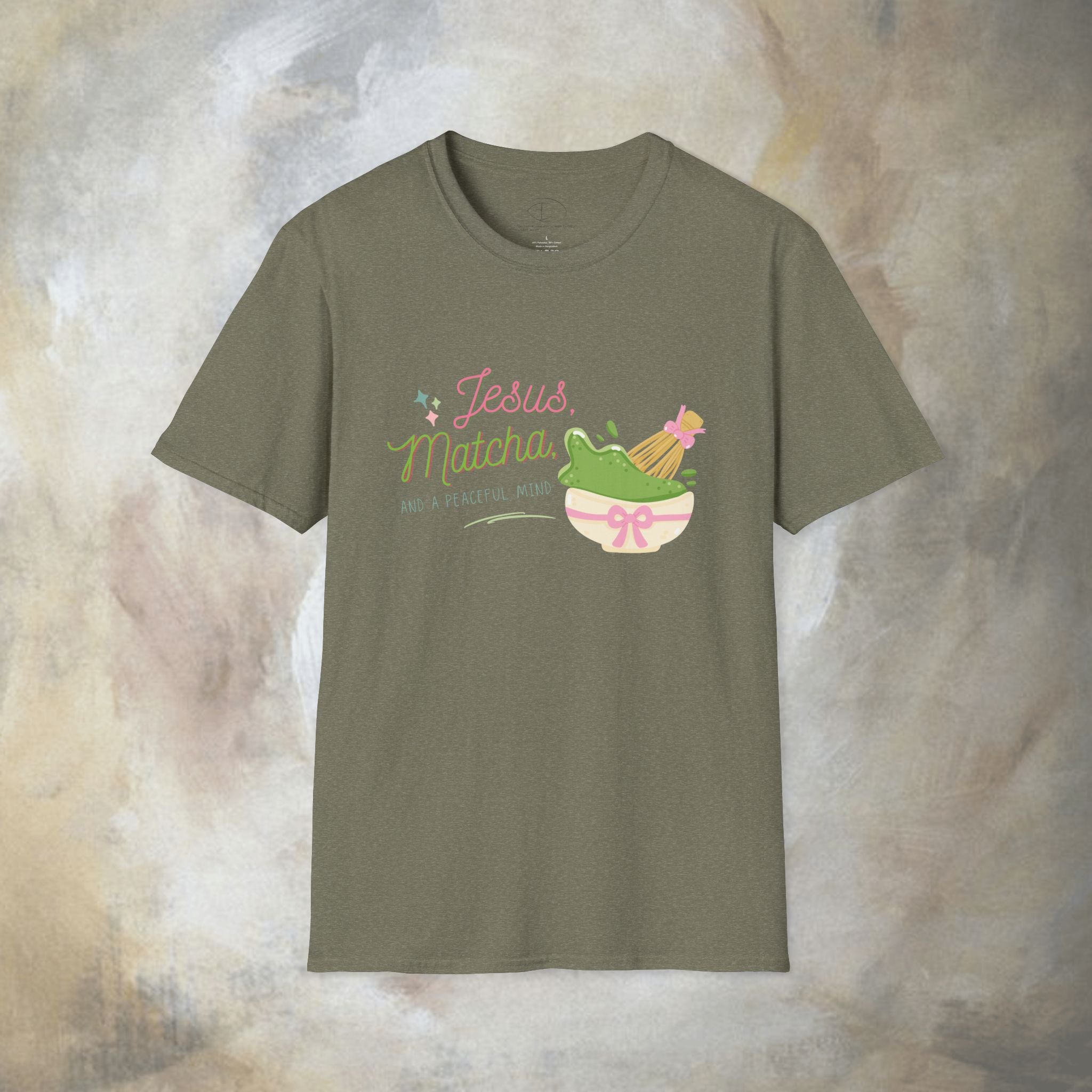 Jesus, Matcha and a peaceful mind T-shirt