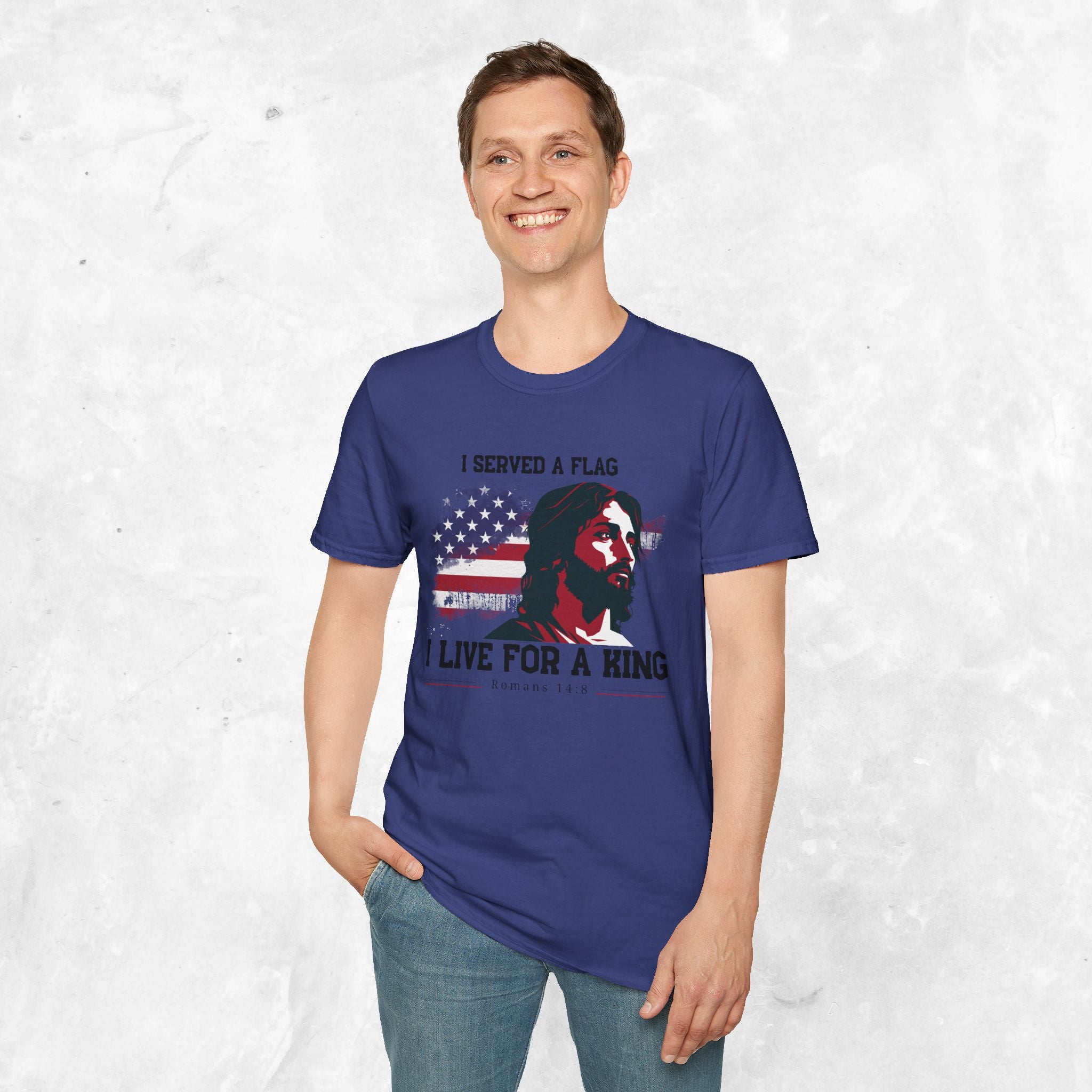 I Served a Flag, I Live for a King T-Shirt