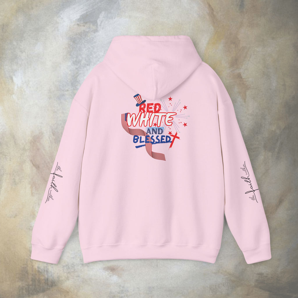 Red White and Blessed Hoodie