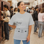 Study Pray Repeat Oversized Boxy T-Shirt