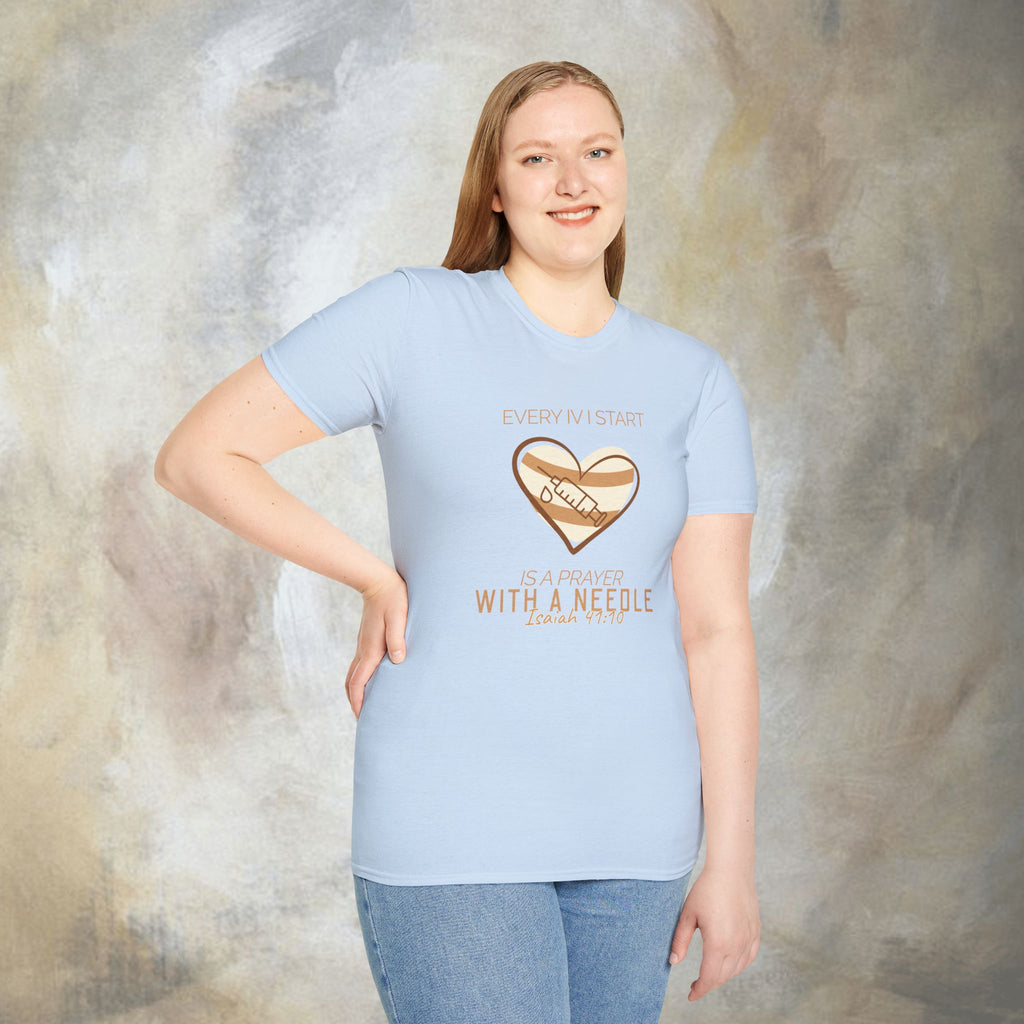 The prayer with a needle T-shirt