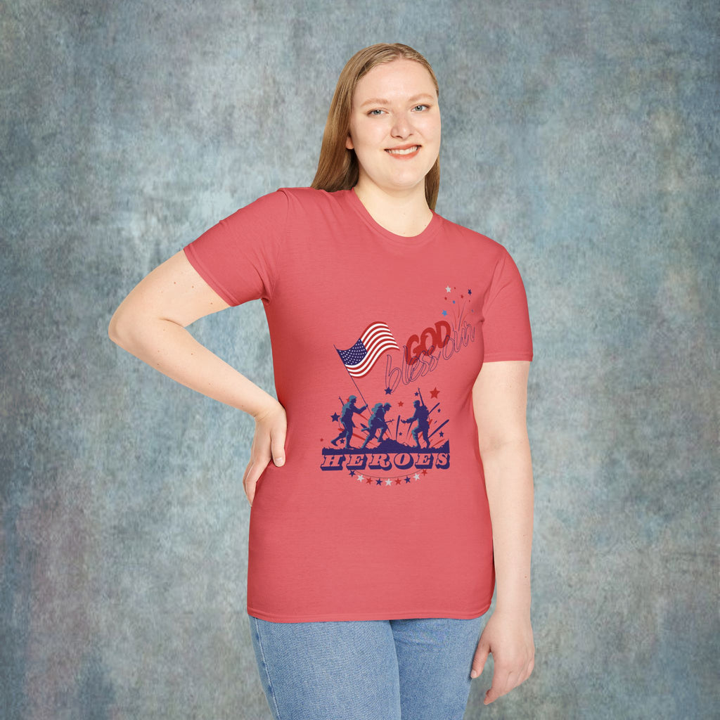 God Bless our heroes T-Shirt