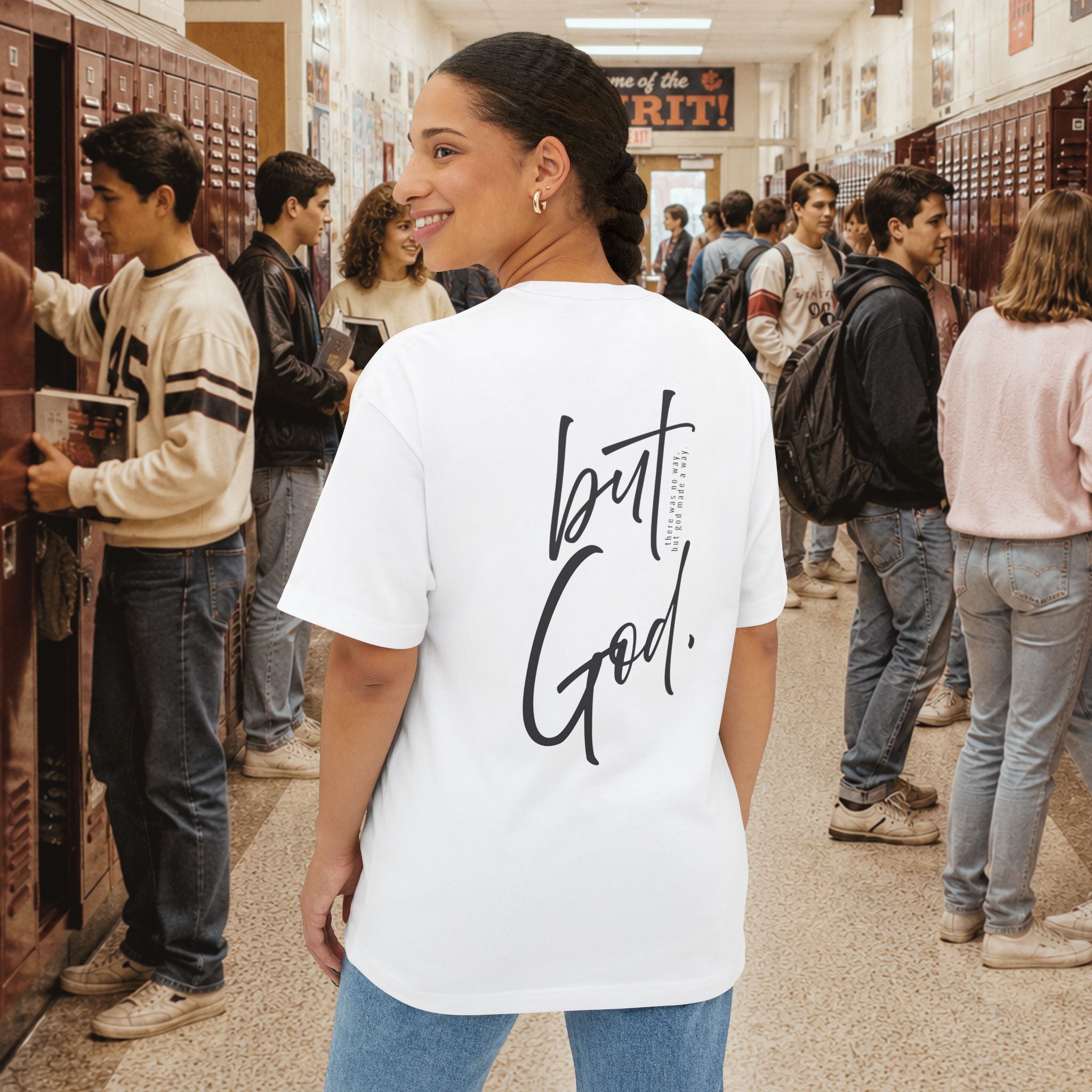 There Was No Way, But God Made a Way Oversized Boxy T-Shirt