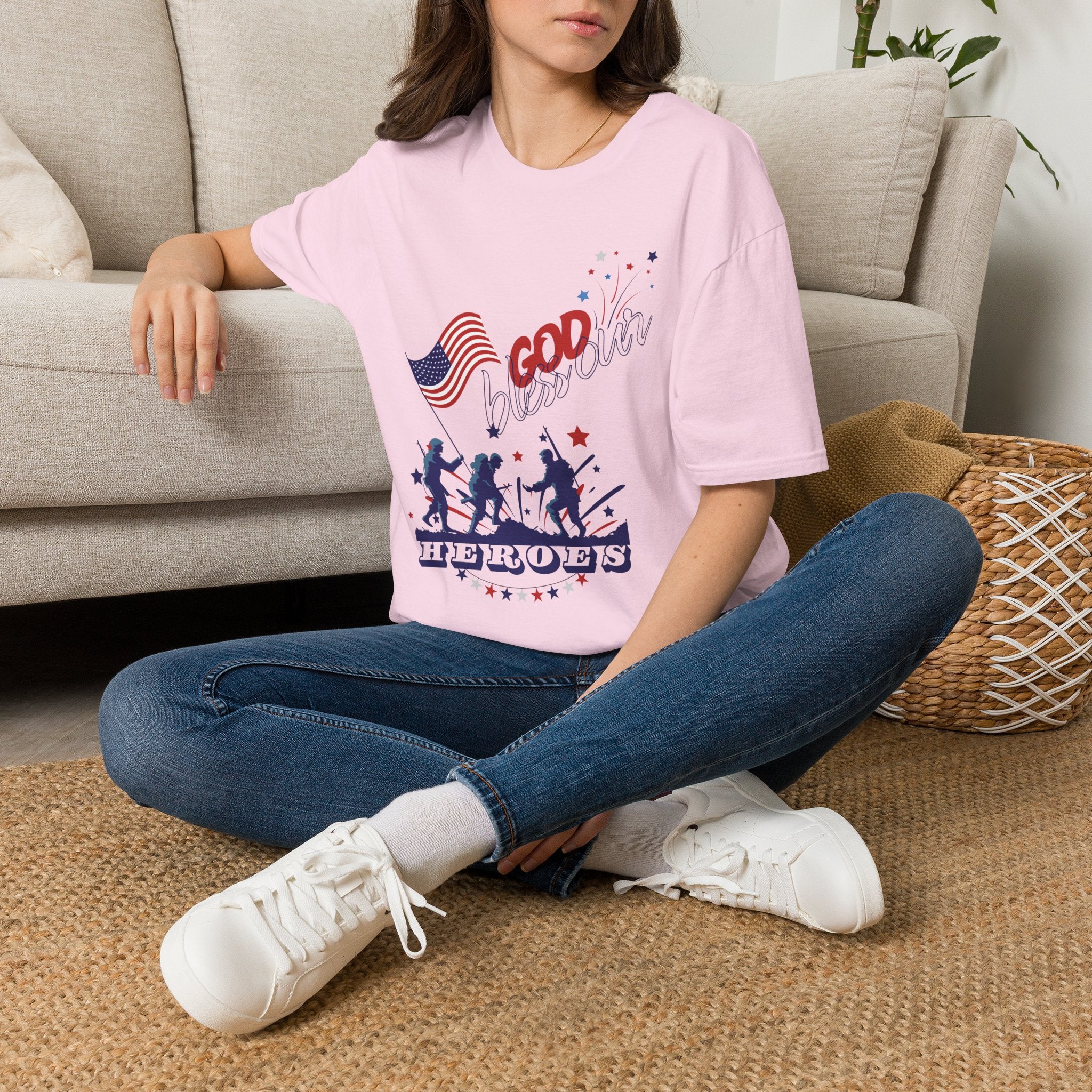 God Bless our heroes T-Shirt