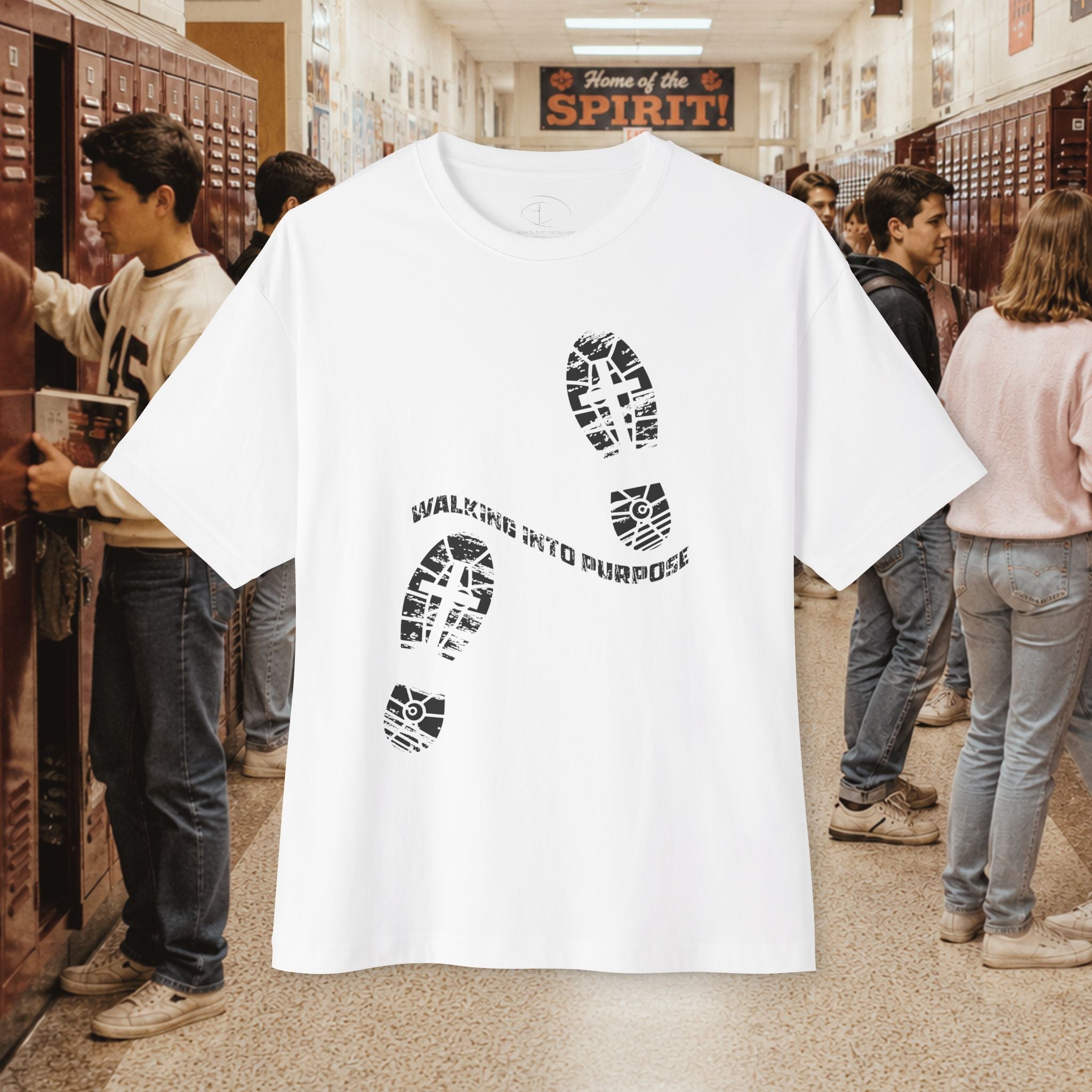 Walk Into Purpose Oversized Boxy T-Shirt