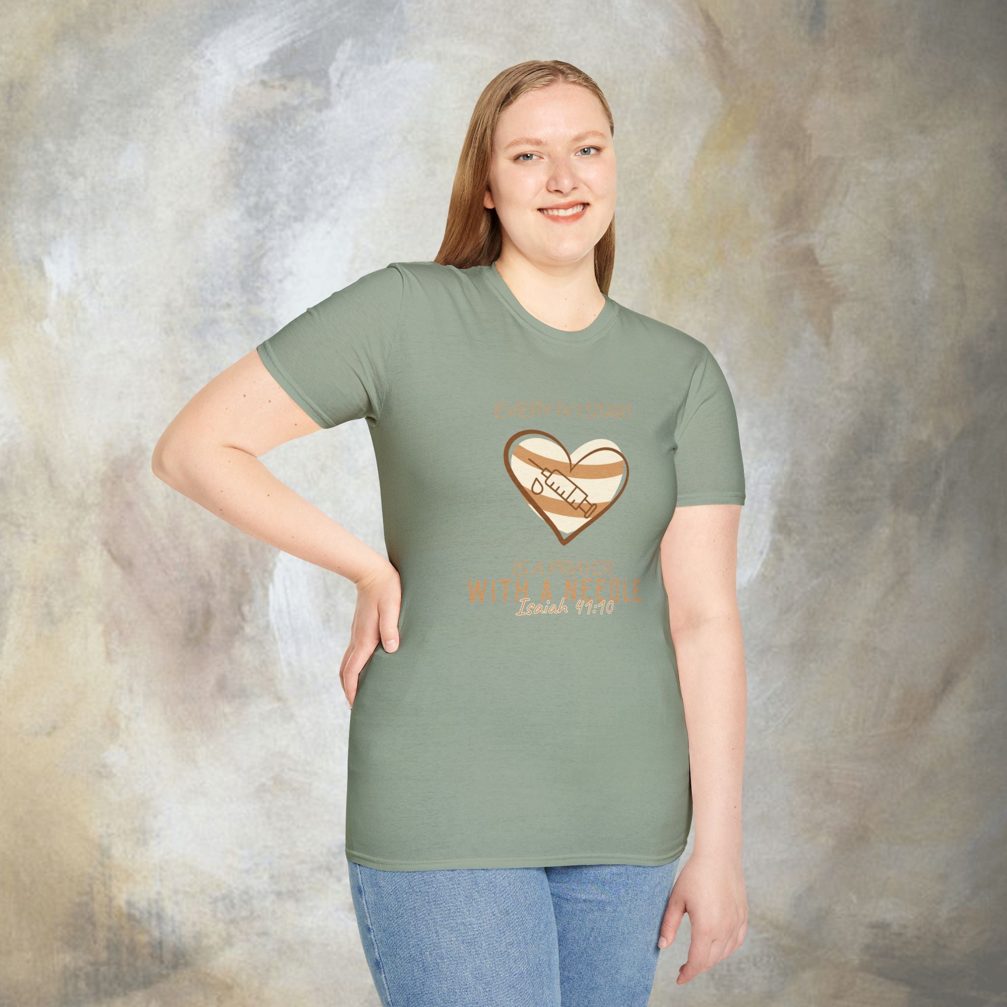 The prayer with a needle T-shirt