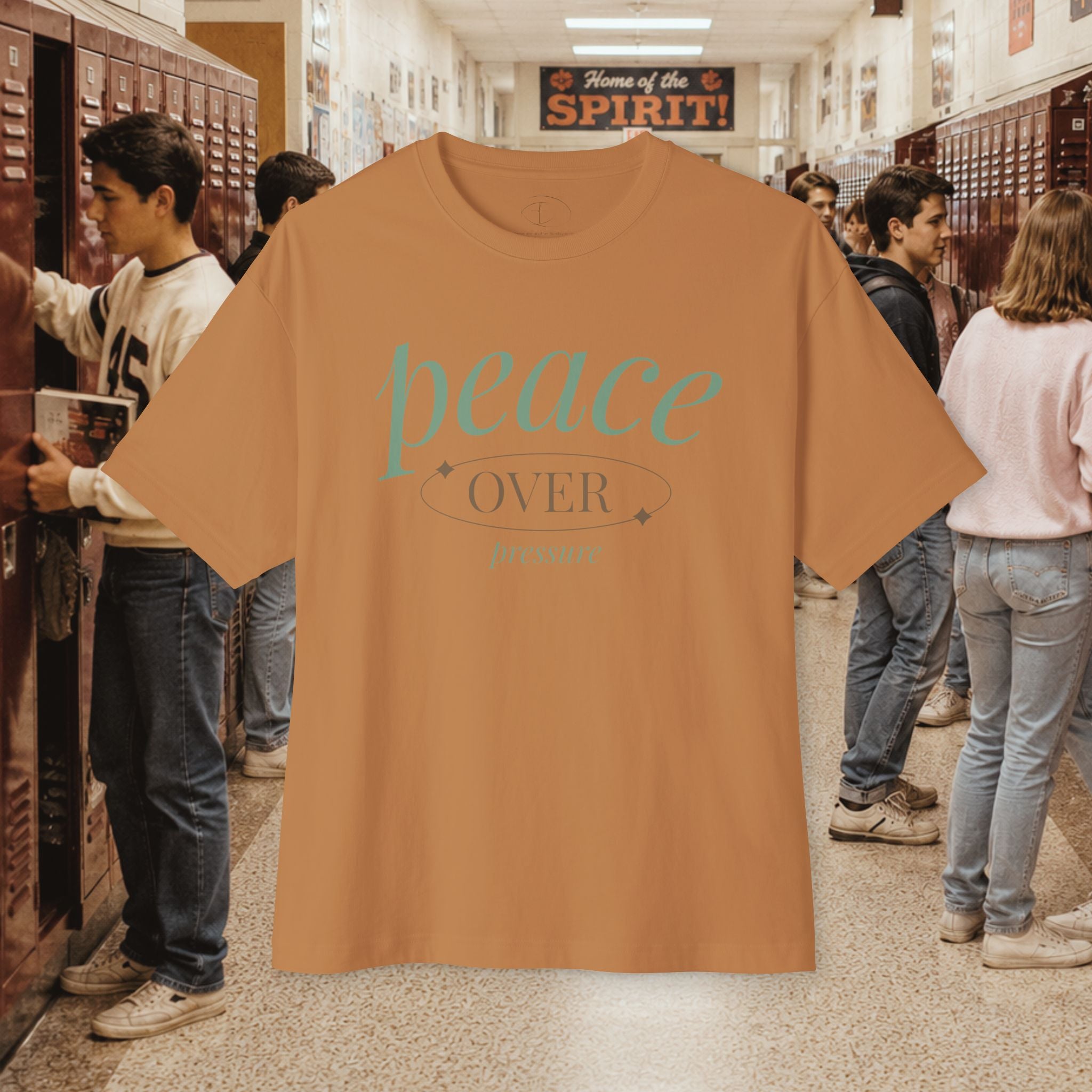 Peace Over Pressure Oversized Boxy T-Shirt