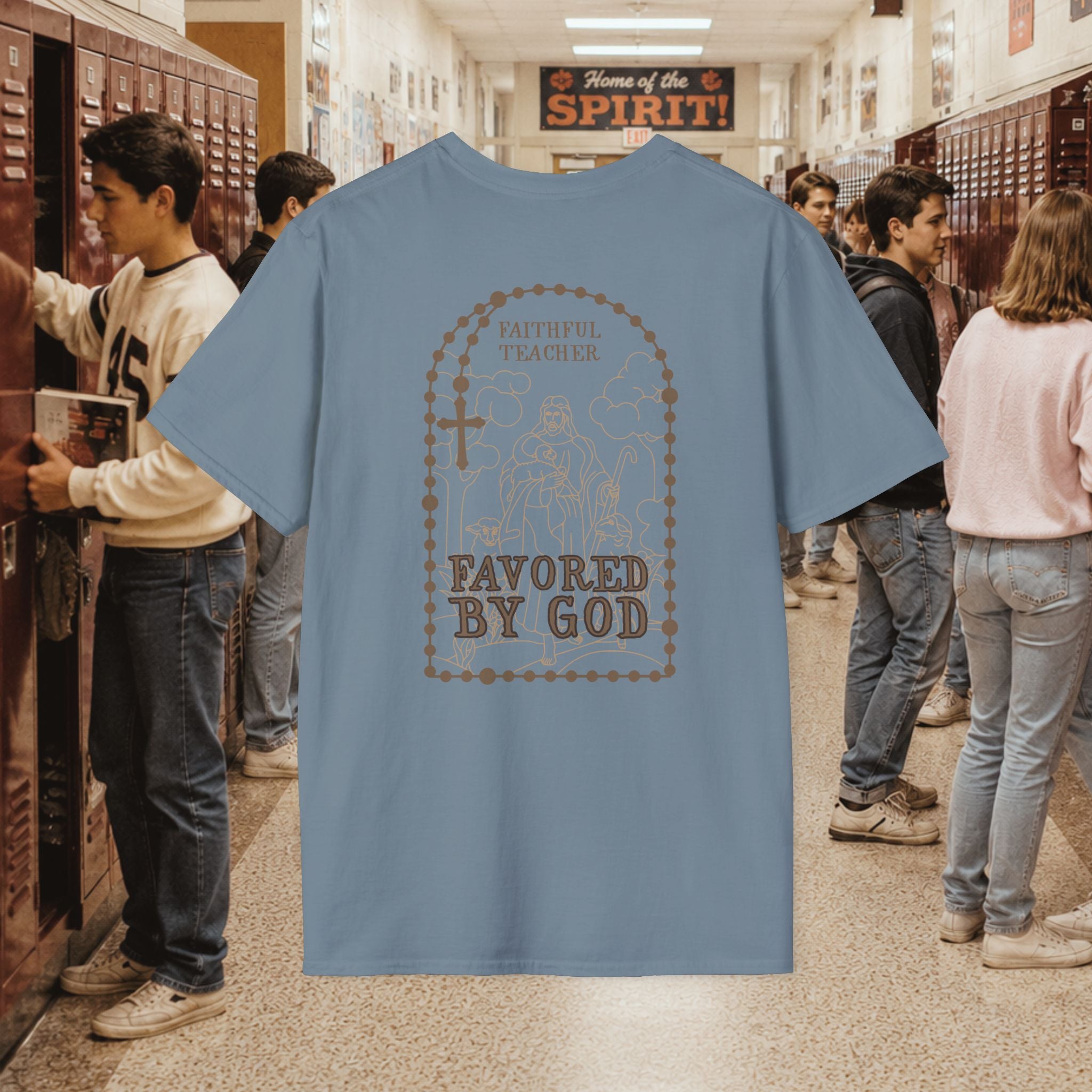 Faith Within T-Shirt — Inspirational Christian Script Tee