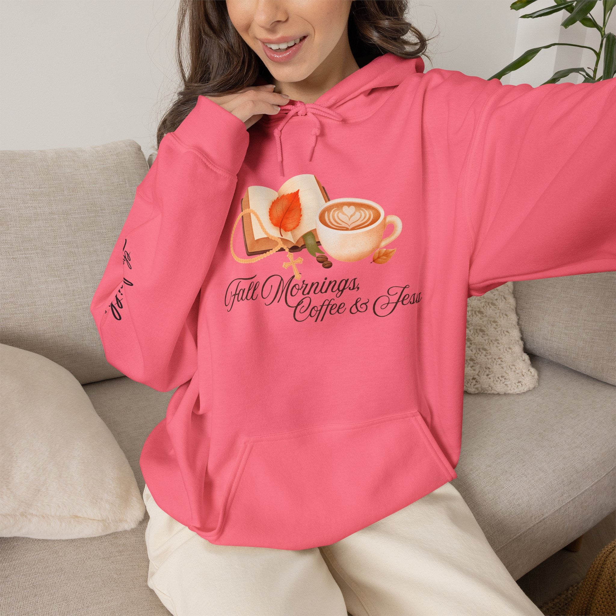 Fall Mornings: Coffee & Jesus Hoodie