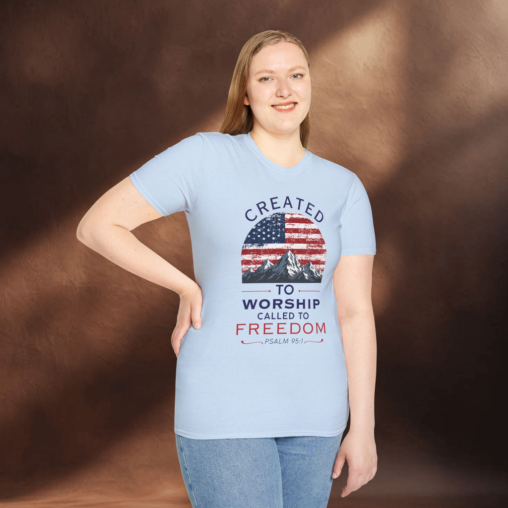 Created to worship called to freedom T-Shirt