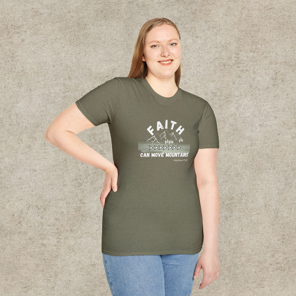 "Faith Can Move Mountains" T-shirt