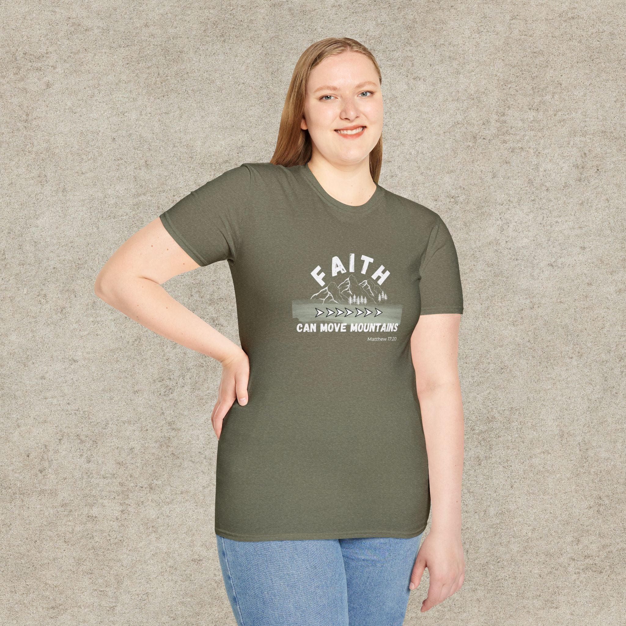 "Faith Can Move Mountains" T-shirt