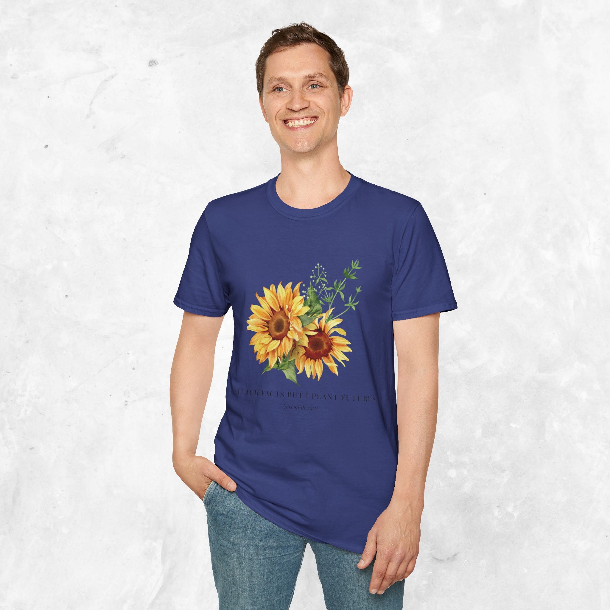 Jeremiah 29:11 T-shirt - Sunflower front