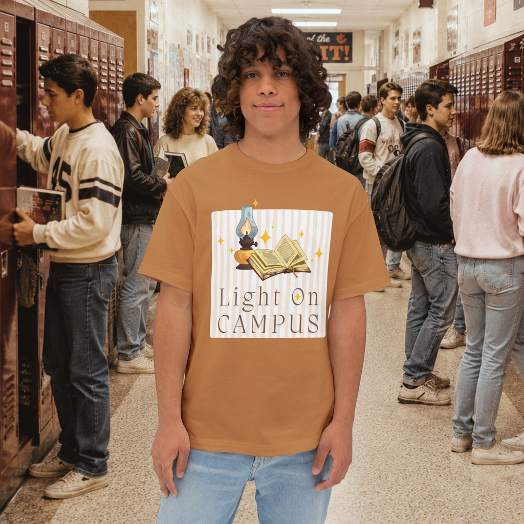 Light on Campus Oversized Boxy T-Shirt