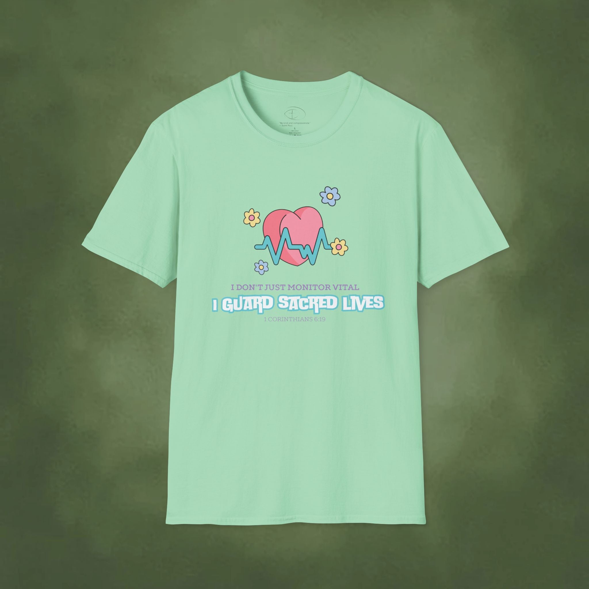 I guard sacred lives - Corinthians 6:19 T-shirt