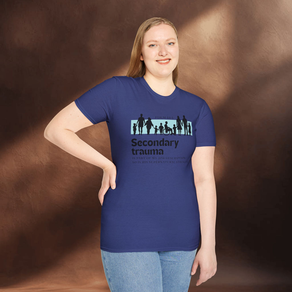 His Supernatural Strength - Psalm 68:5 T-Shirt