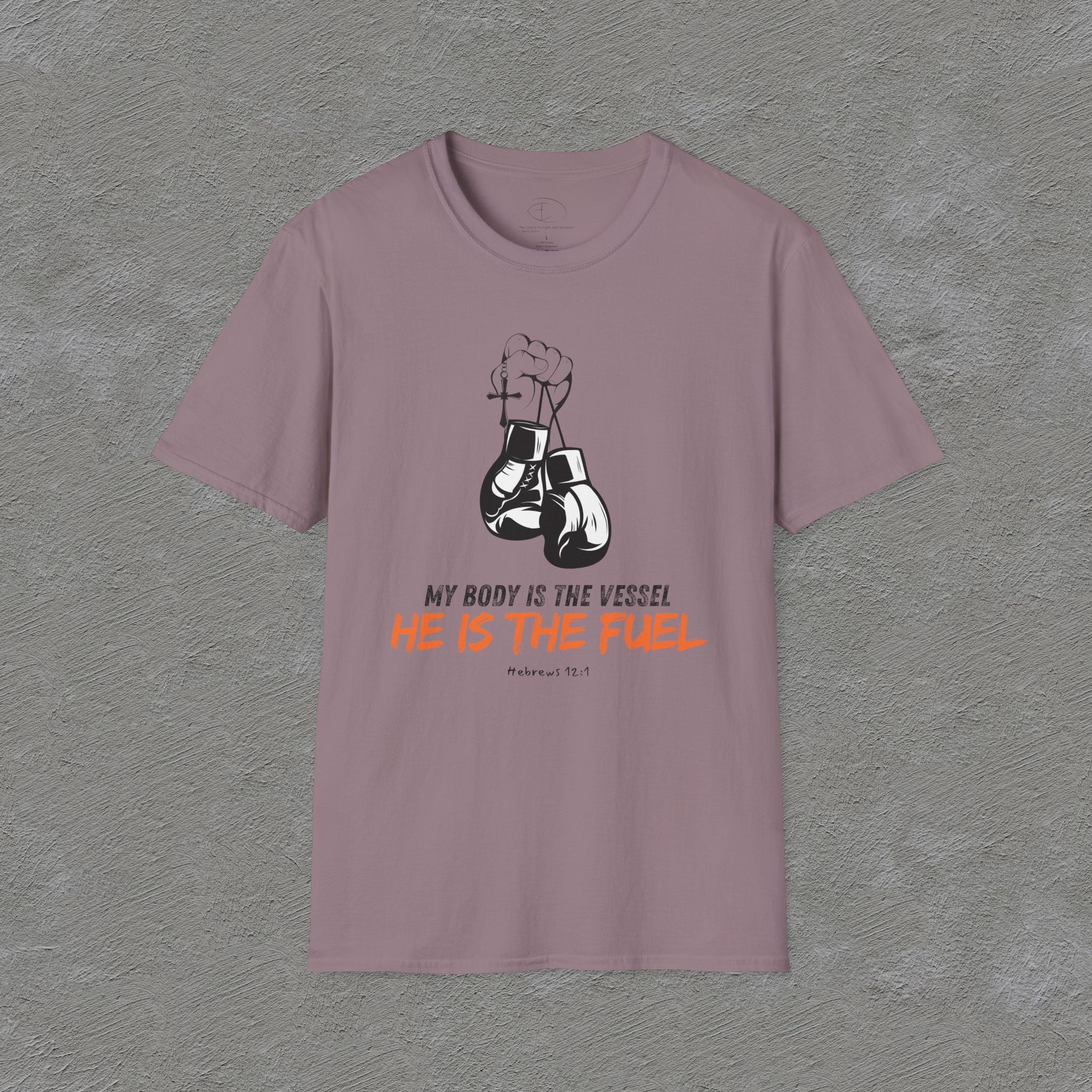He is the fuel - Hebrews 12:1 T-shirt