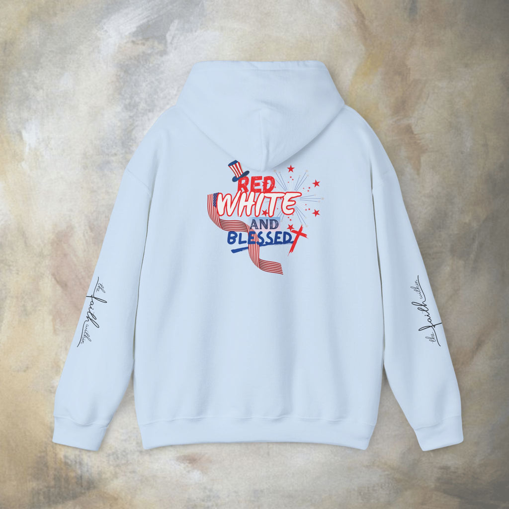 Red White and Blessed Hoodie