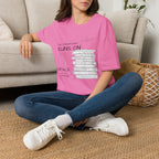 Teacher T-Shirt — “My Classroom Runs On Grace, Love & Prayer” Graphic Tee