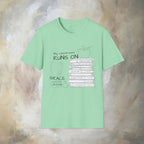 Teacher T-Shirt — “My Classroom Runs On Grace, Love & Prayer” Graphic Tee