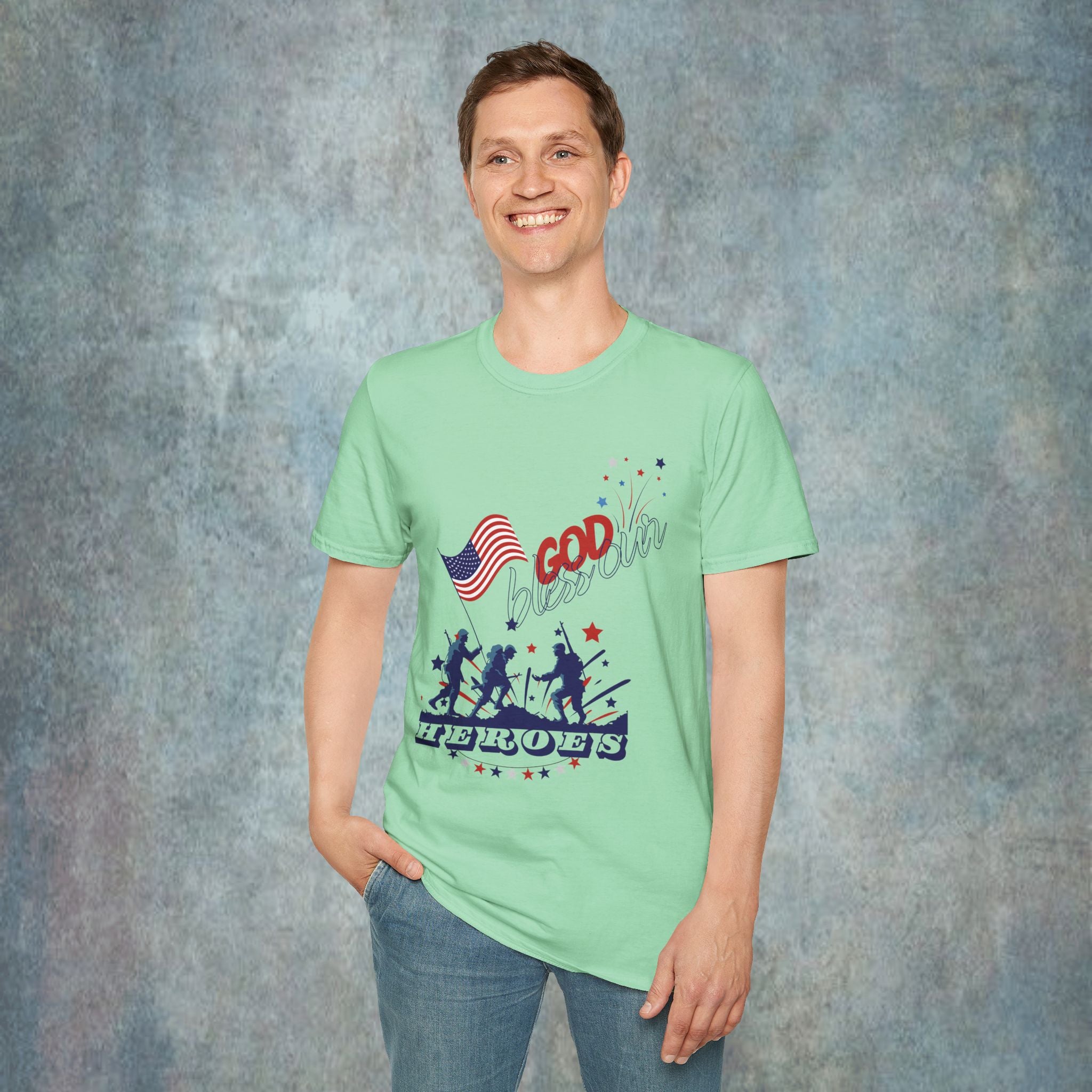 God Bless our heroes T-Shirt