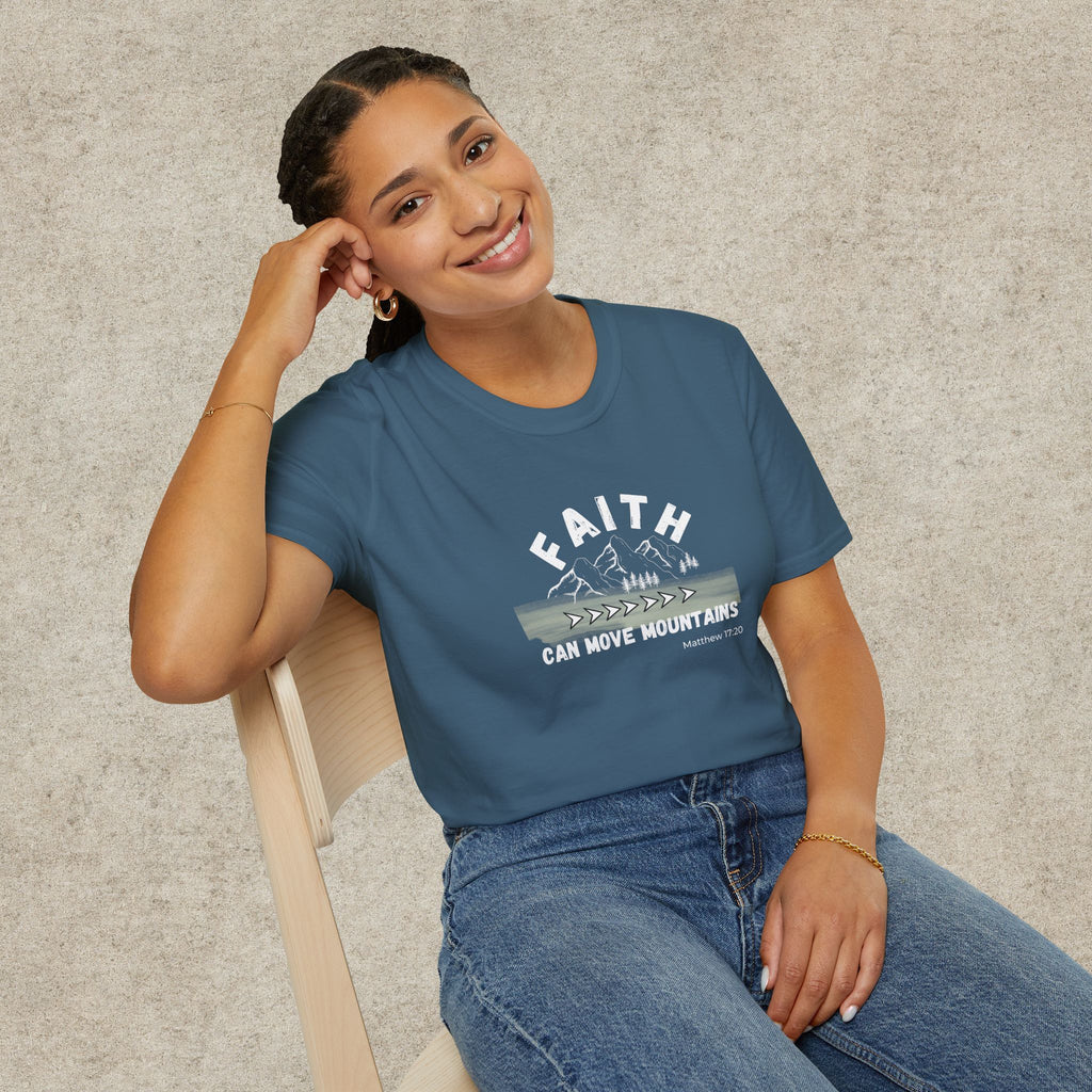 "Faith Can Move Mountains" T-shirt