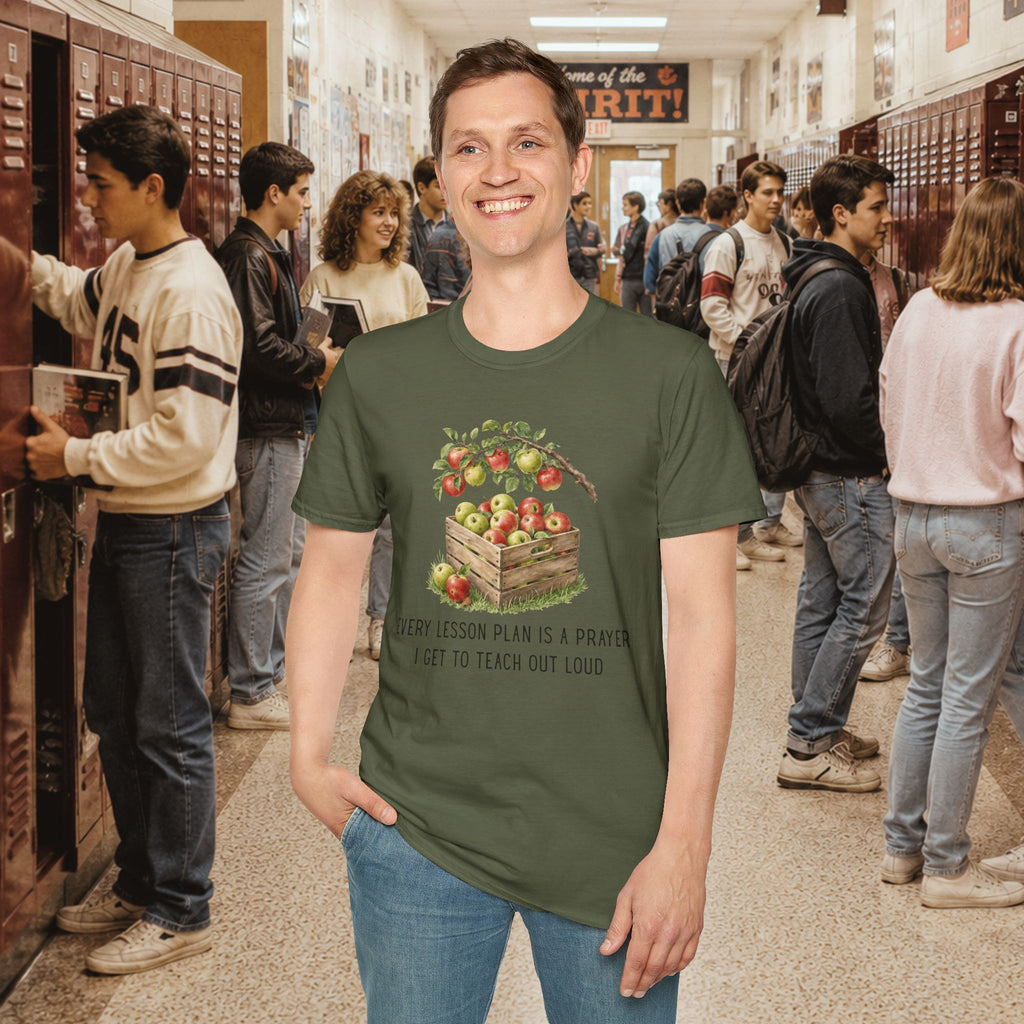 Every Lesson Plan Is a Prayer I Get to Teach Out Loud T-Shirt