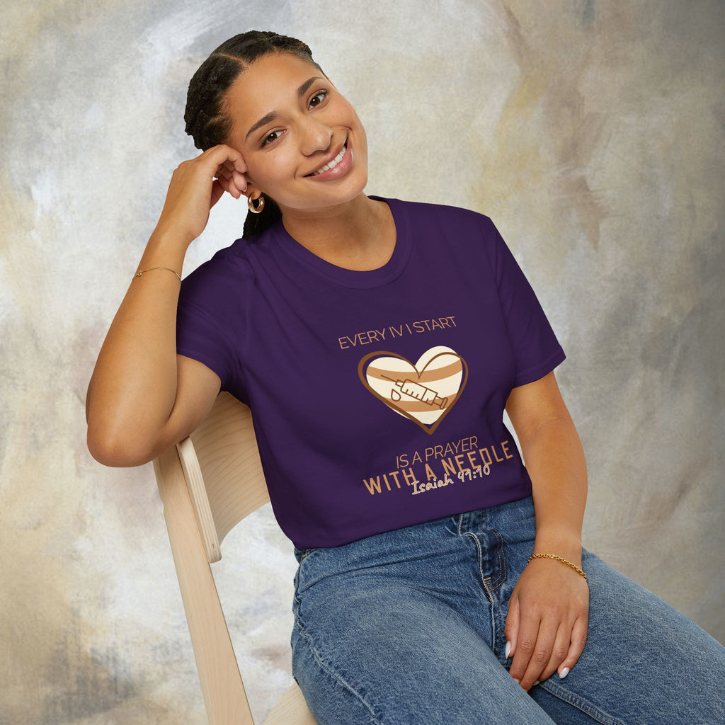 The prayer with a needle T-shirt