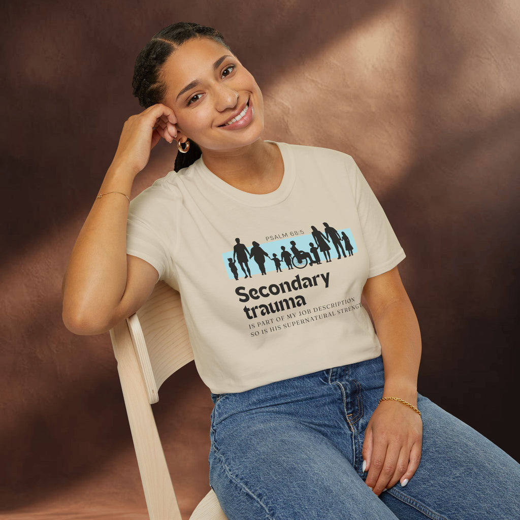 His Supernatural Strength - Psalm 68:5 T-Shirt