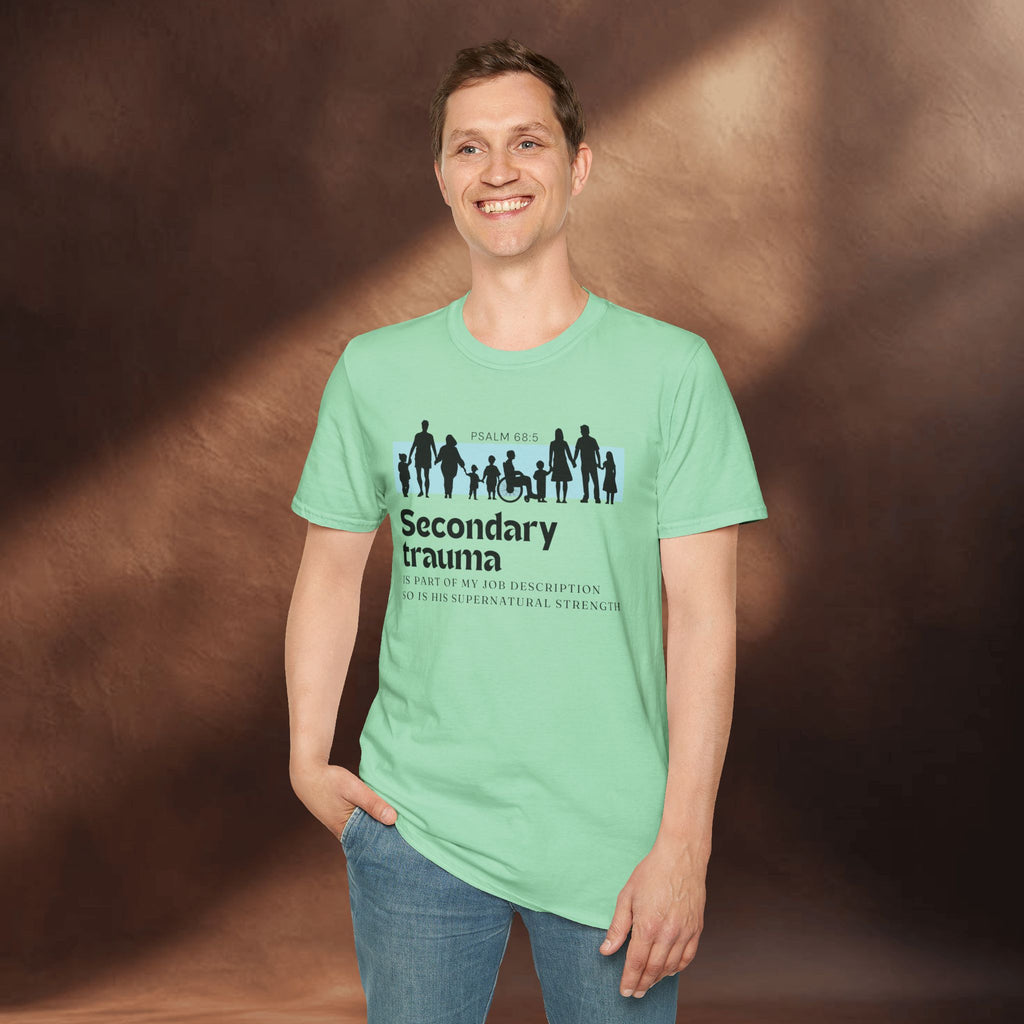 His Supernatural Strength - Psalm 68:5 T-Shirt