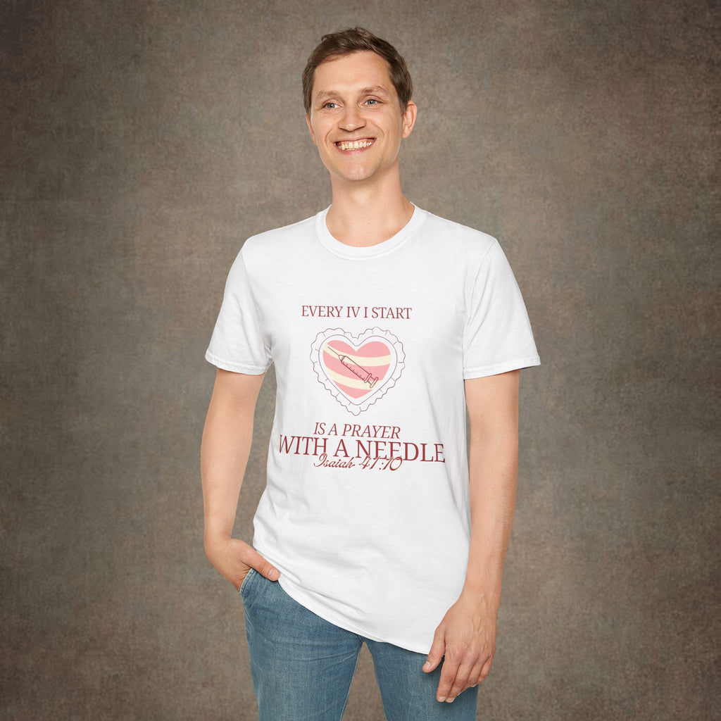 The Prayer with a needle - Isaiah 41:10 T-Shirt