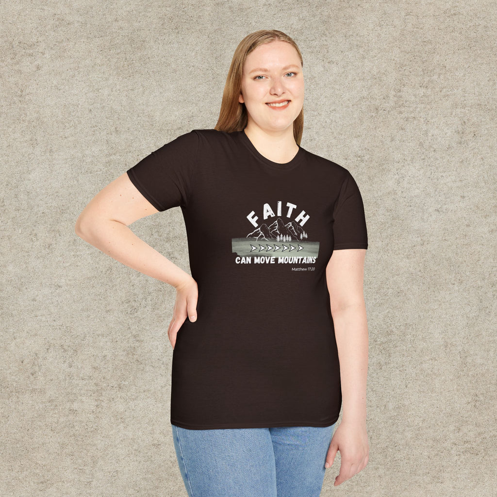 "Faith Can Move Mountains" T-shirt