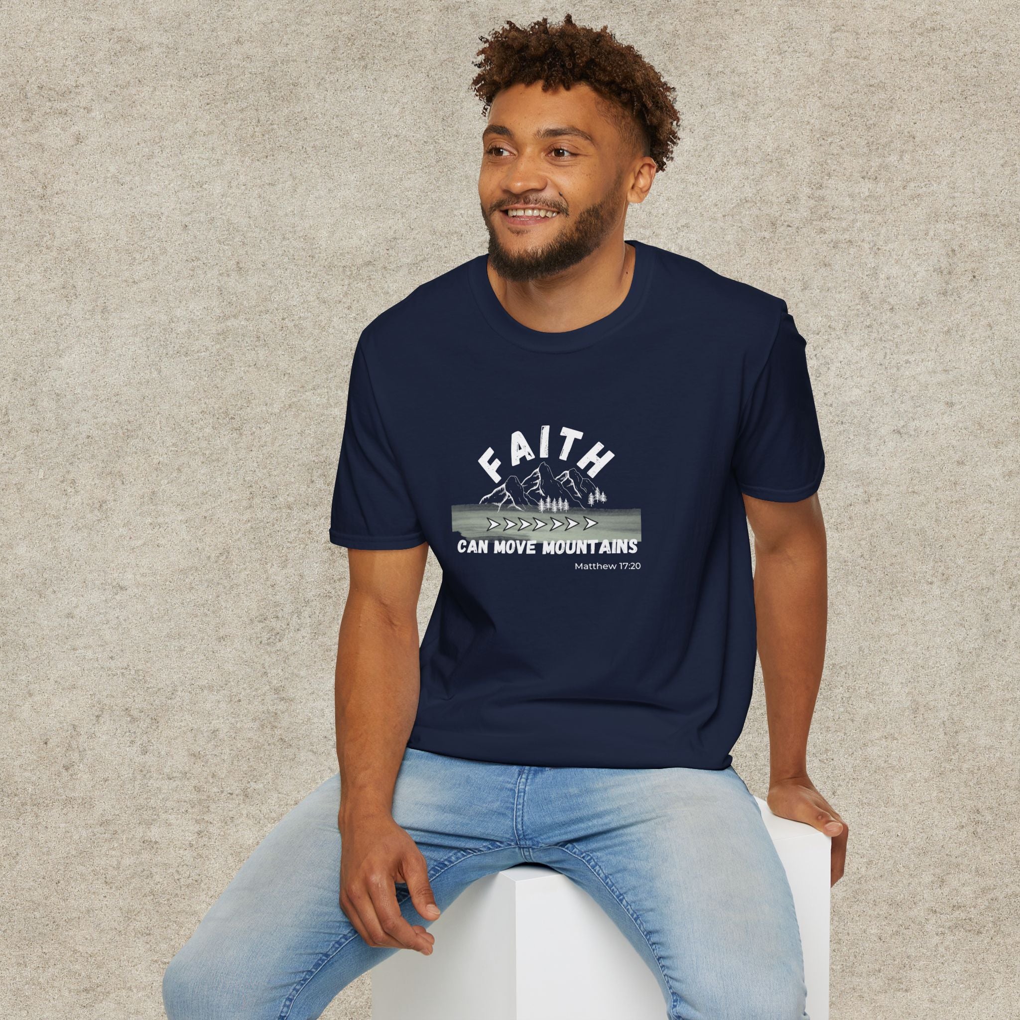 "Faith Can Move Mountains" T-shirt