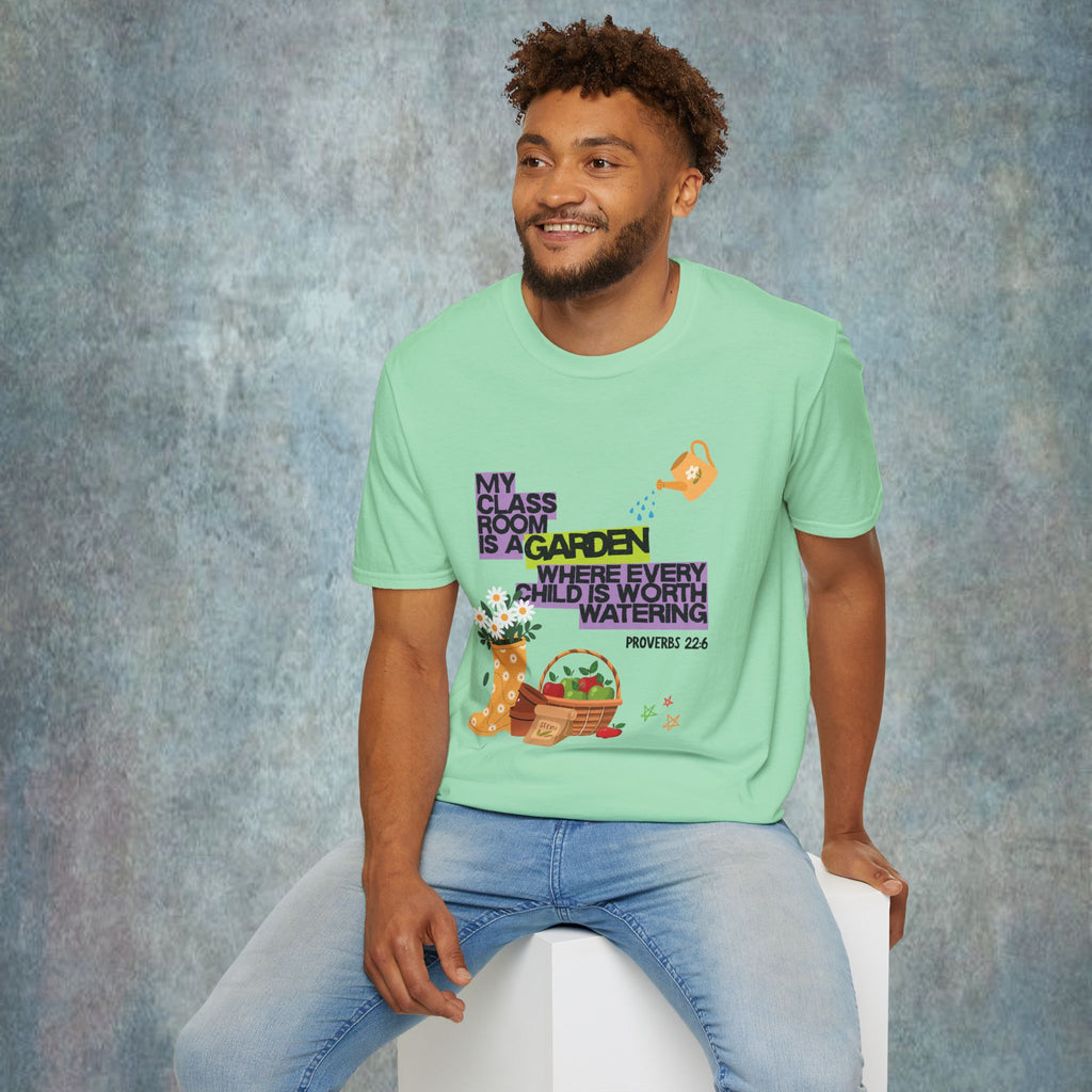 My Classroom Is a Garden Proverb 22:6 T-Shirt