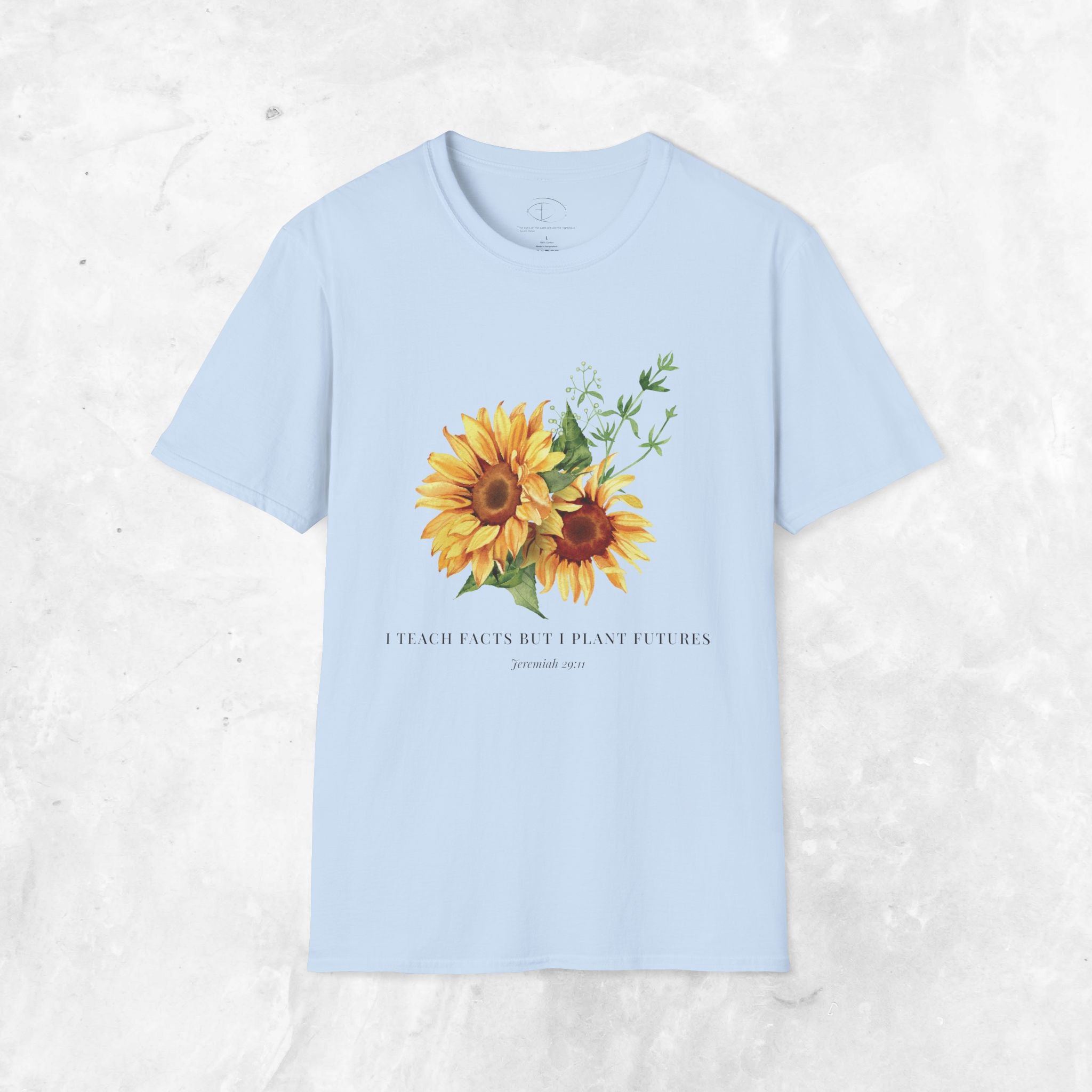 Jeremiah 29:11 T-shirt - Sunflower front