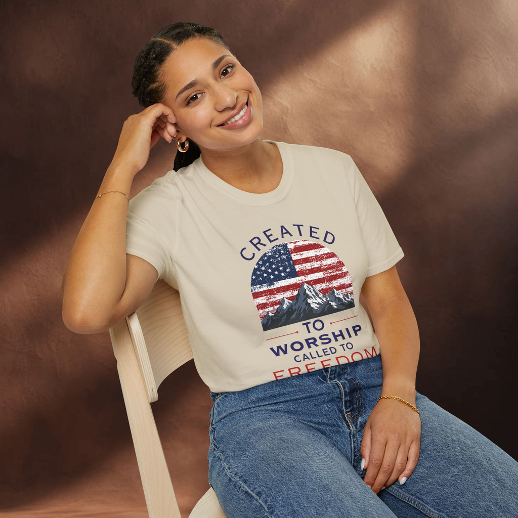 Created to worship called to freedom T-Shirt