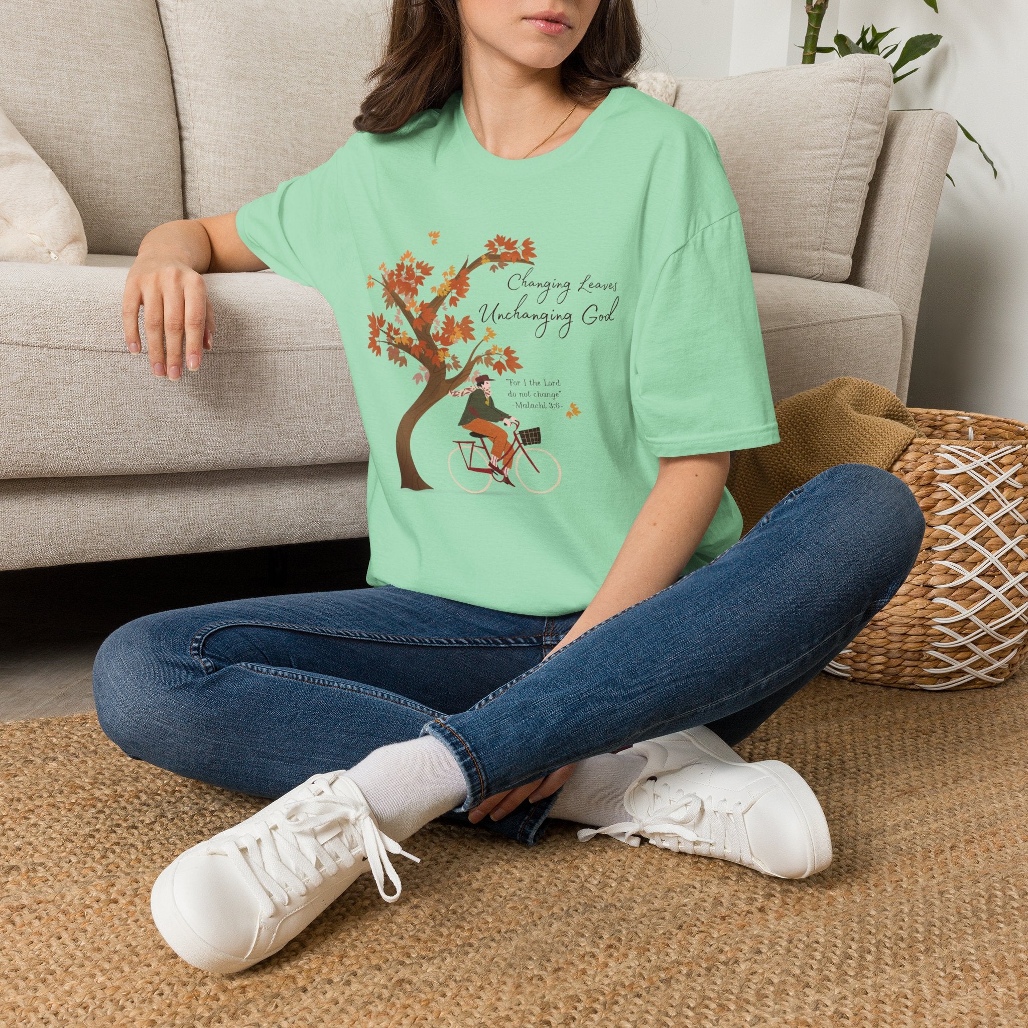 "Changing Leaves, Unchanging God" T-Shirt