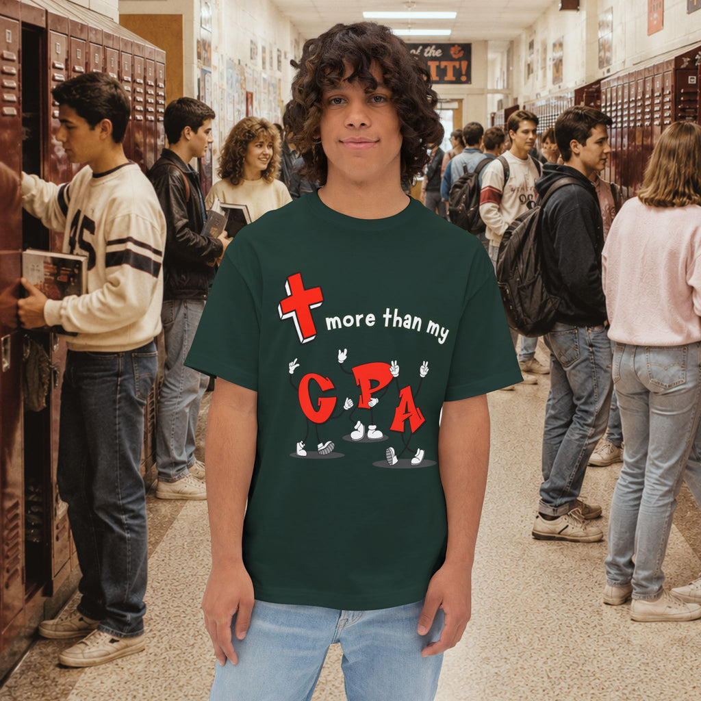 More Than My GPA Oversized Boxy T-Shirt