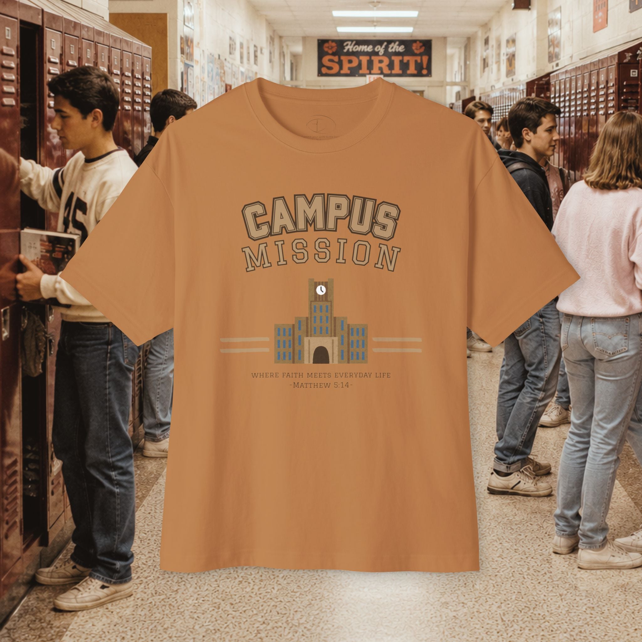 Campus Mission Oversized Boxy T‑Shirt
