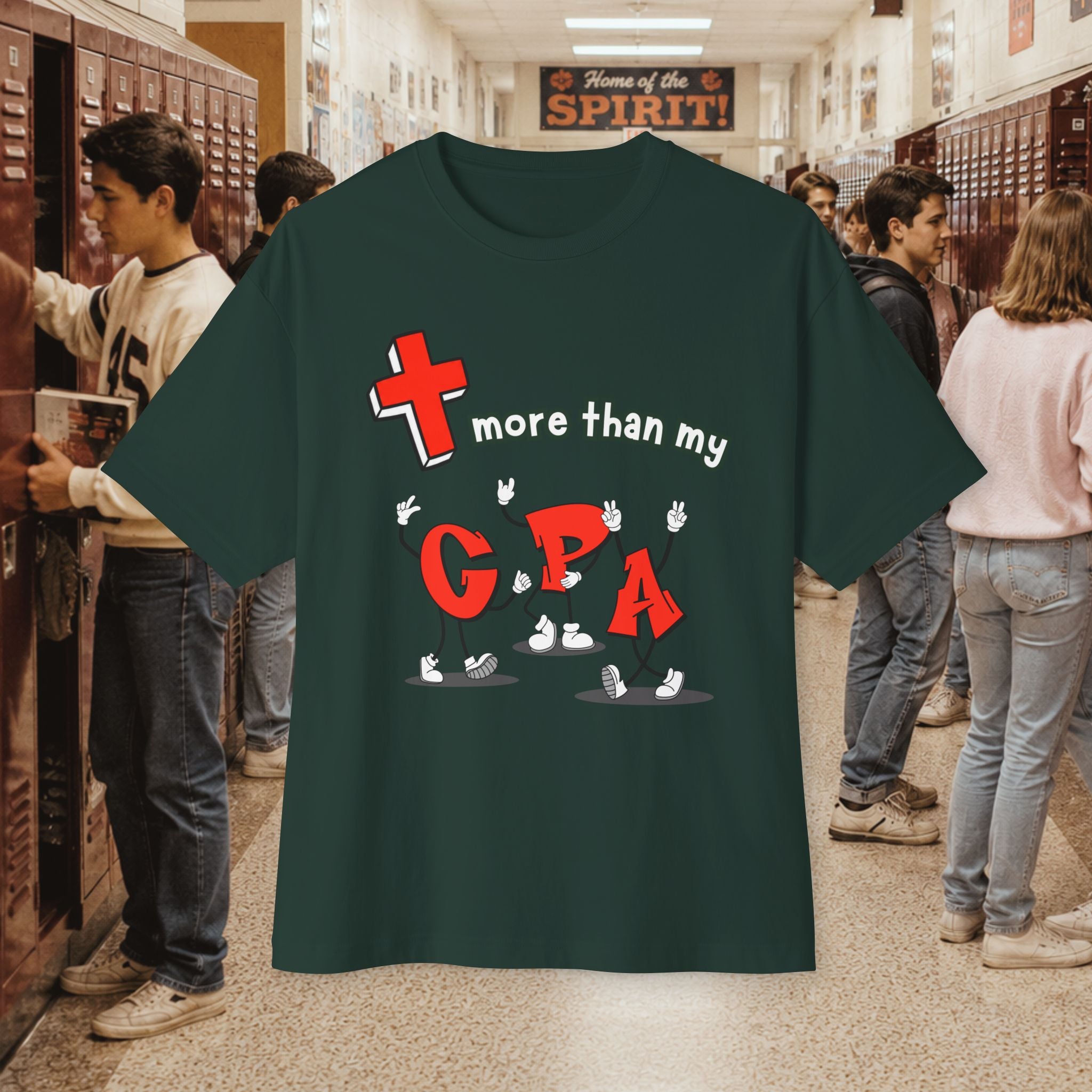More Than My GPA Oversized Boxy T-Shirt