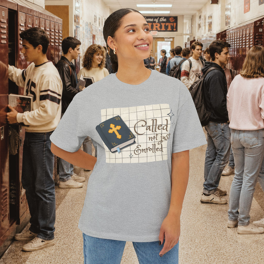 Called Not Just Enrolled Oversized Boxy T-Shirt