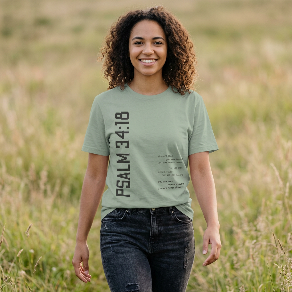 Psalm 34:18 T-Shirt