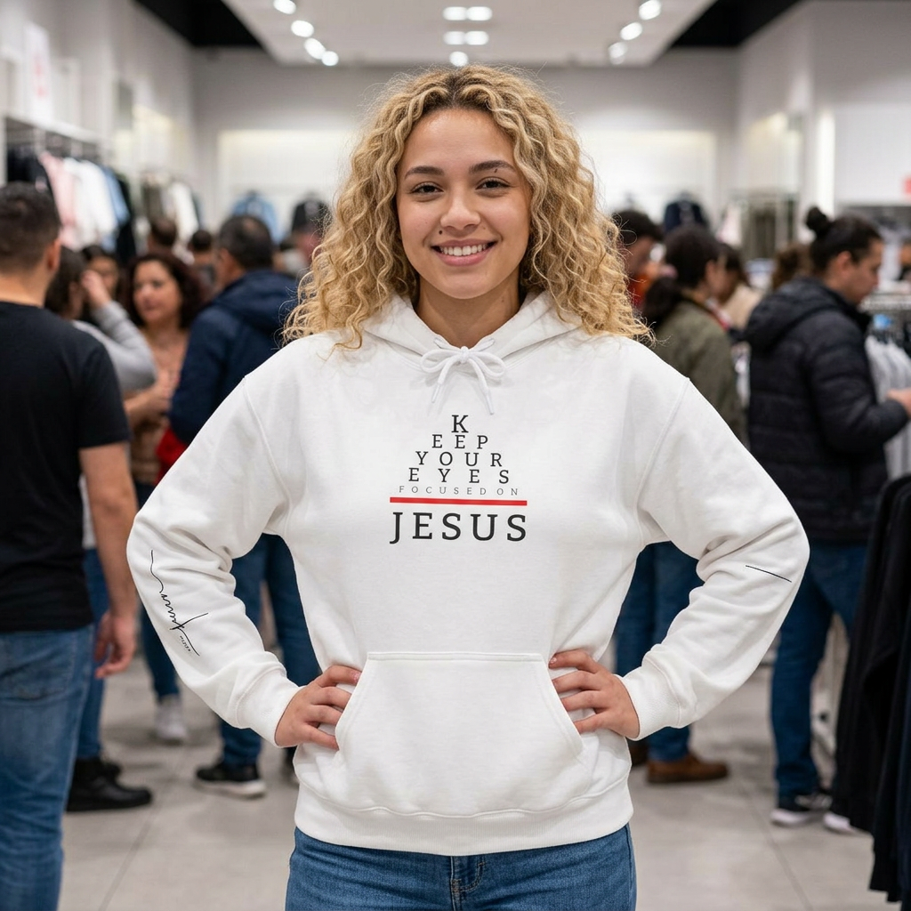 Keep Your Eyes On Jesus Hoodie