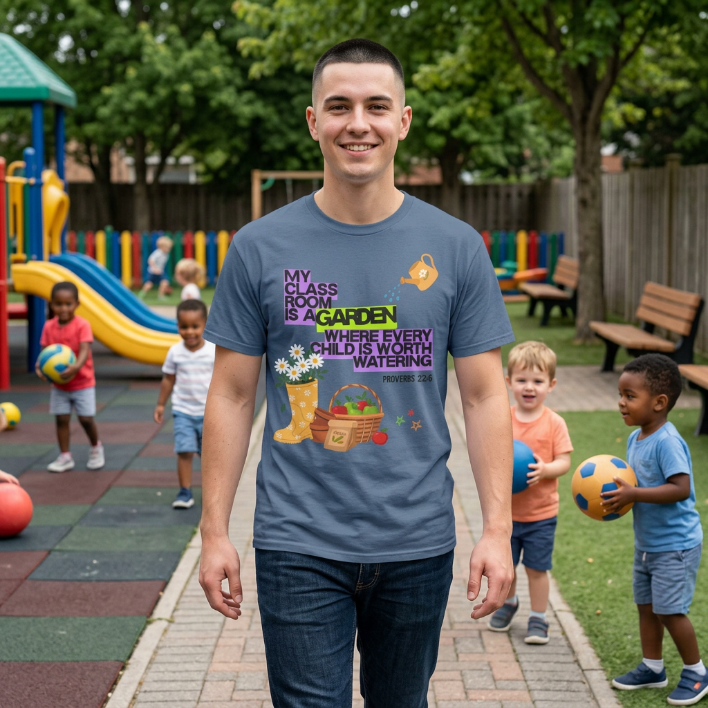 My Classroom Is a Garden Proverb 22:6 T-Shirt