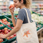 We love because he first loved us tote bag