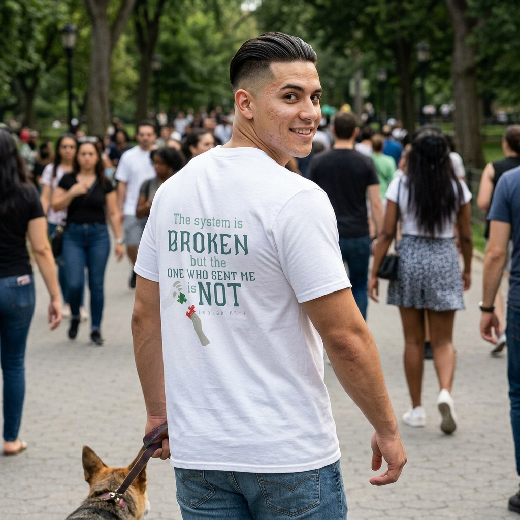 The System Is Broken, But the One Who Sent Me Is Not T-Shirt