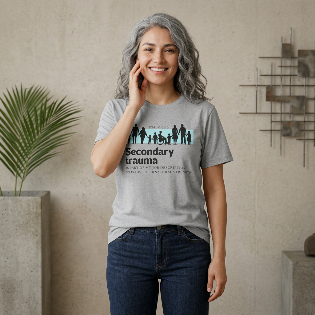 His Supernatural Strength - Psalm 68:5 T-Shirt