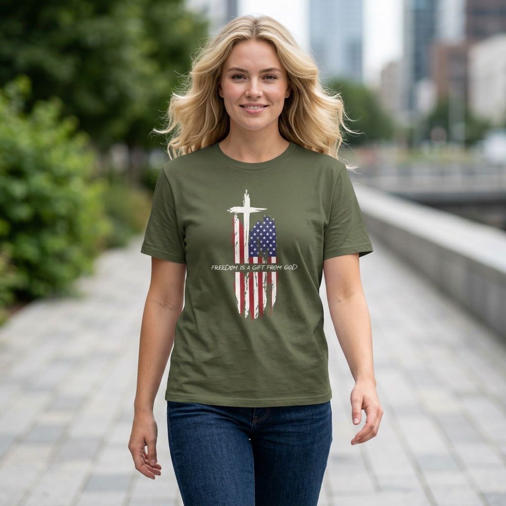 Freedom is a gift from God T-shirt